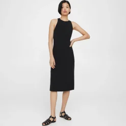 Theory Cross-Back Sheath Dress In Viscose-Women Dresses