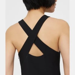 Theory Cross-Back Sheath Dress In Viscose-Women Dresses