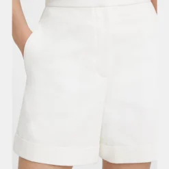 Theory Cuffed Short In Cotton Pique-Women Shorts|Pants