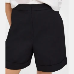 Theory Cuffed Short In Cotton Pique-Women Shorts|Pants