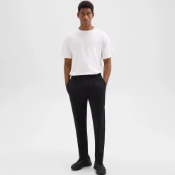 Theory Curtis Drawstring Pant In Precision Ponte-Men Suits|Pants