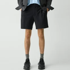 Theory Curtis Drawstring Short In Precision Ponte-Men Shorts|Pants