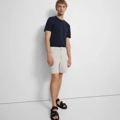 Theory Curtis Drawstring Short In Precision Ponte-Men Shorts|Pants