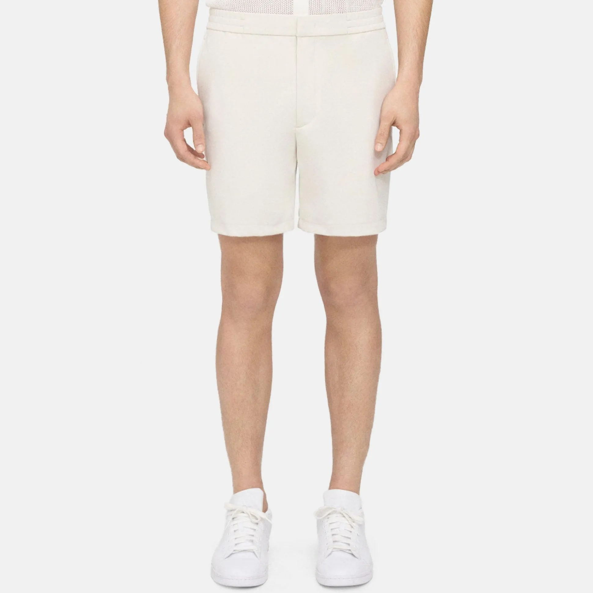 Theory Curtis Drawstring Short In Precision Ponte-Men Shorts|Pants