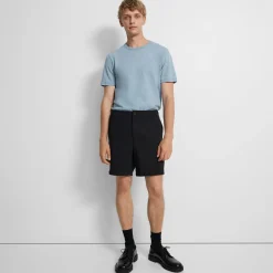 Theory Curtis Drawstring Short In Precision Ponte-Men Shorts|Pants