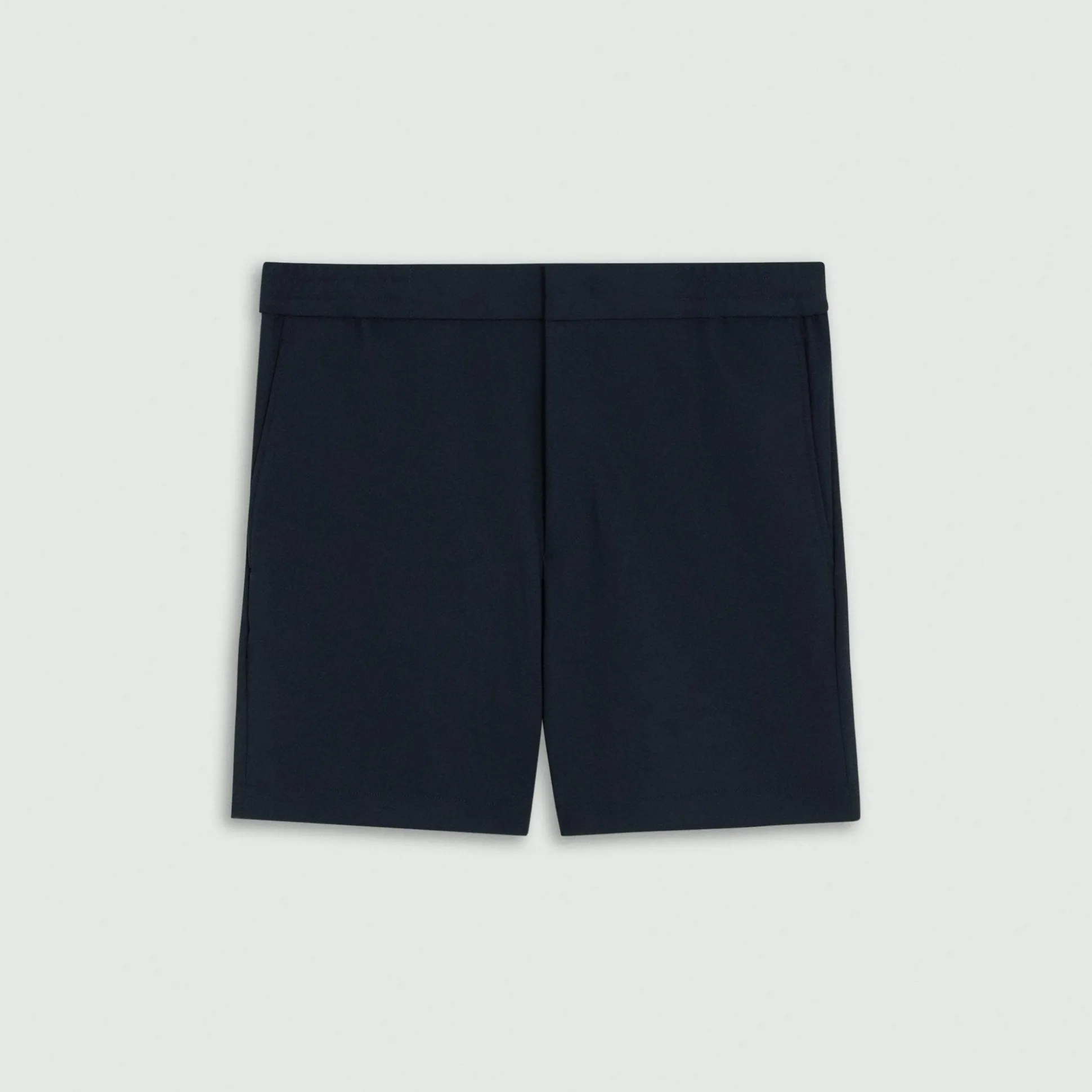 Theory Curtis Drawstring Short In Precision Ponte-Men Shorts|Pants