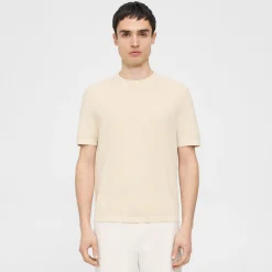 Theory Damian Tee In Cotton-Men T-shirts + Polos|Sweaters + Cardigans