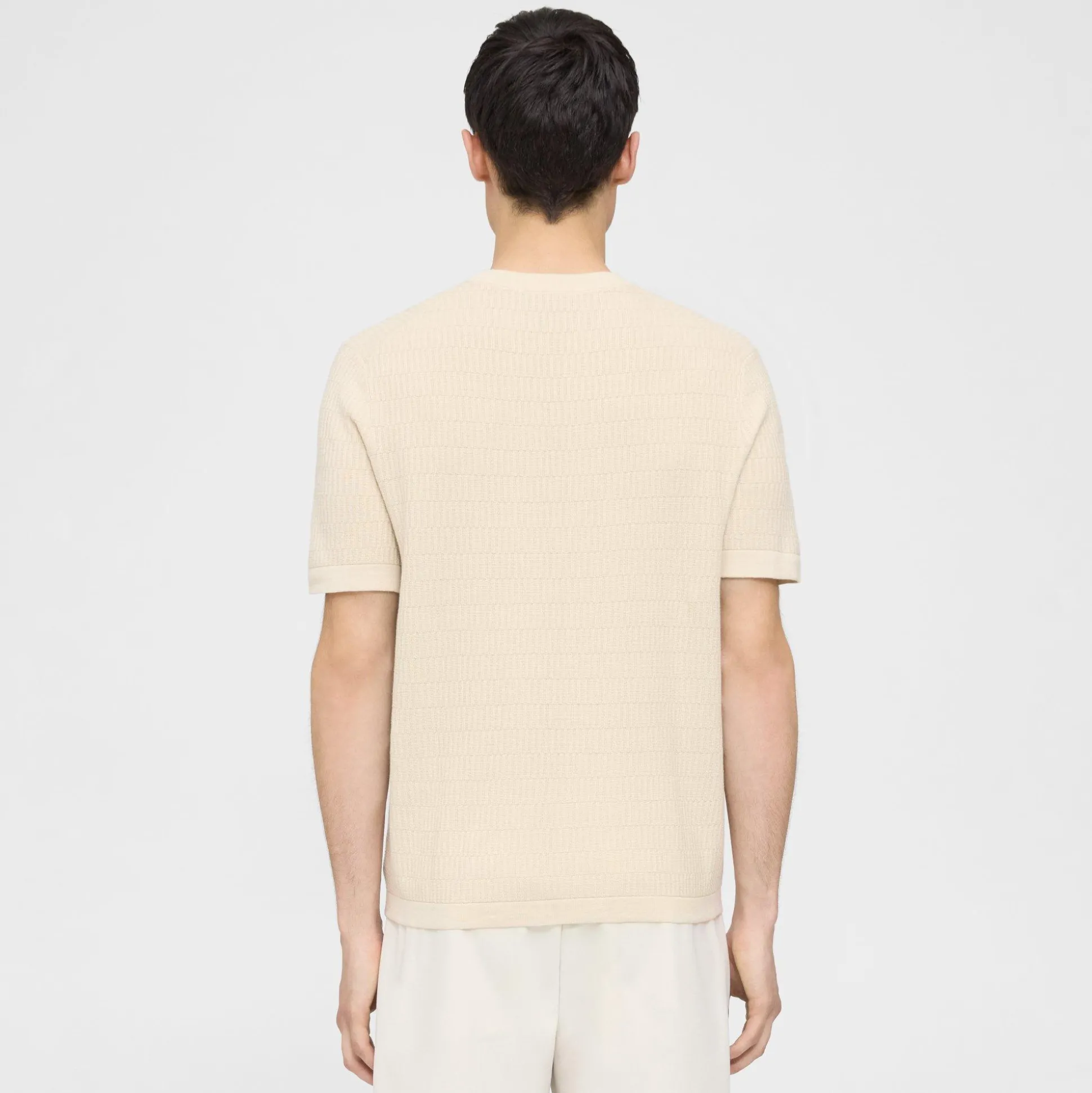 Theory Damian Tee In Cotton-Men T-shirts + Polos|Sweaters + Cardigans