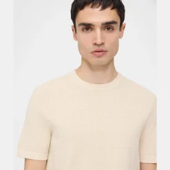 Theory Damian Tee In Cotton-Men T-shirts + Polos|Sweaters + Cardigans