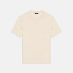 Theory Damian Tee In Cotton-Men T-shirts + Polos|Sweaters + Cardigans