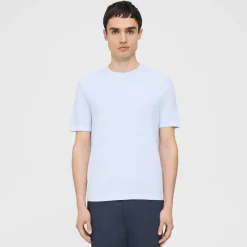 Theory Damian Tee In Cotton-Men T-shirts + Polos|Sweaters + Cardigans