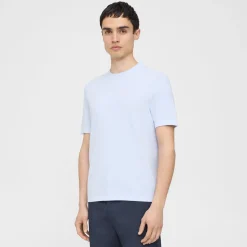 Theory Damian Tee In Cotton-Men T-shirts + Polos|Sweaters + Cardigans