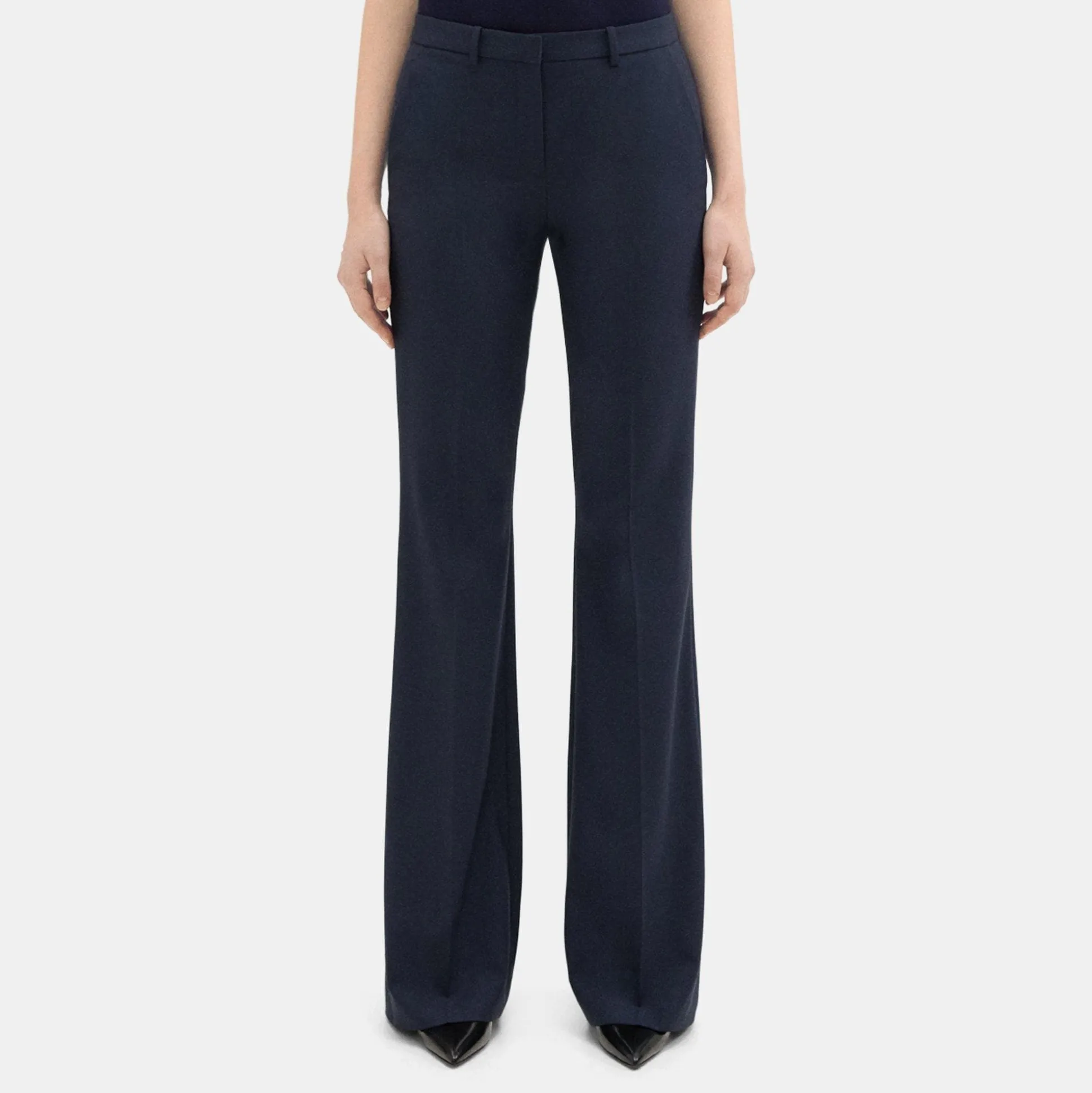 Theory Demitria Pant In Good Wool-Women Suits|Pants