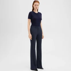 Theory Demitria Pant In Good Wool-Women Suits|Pants