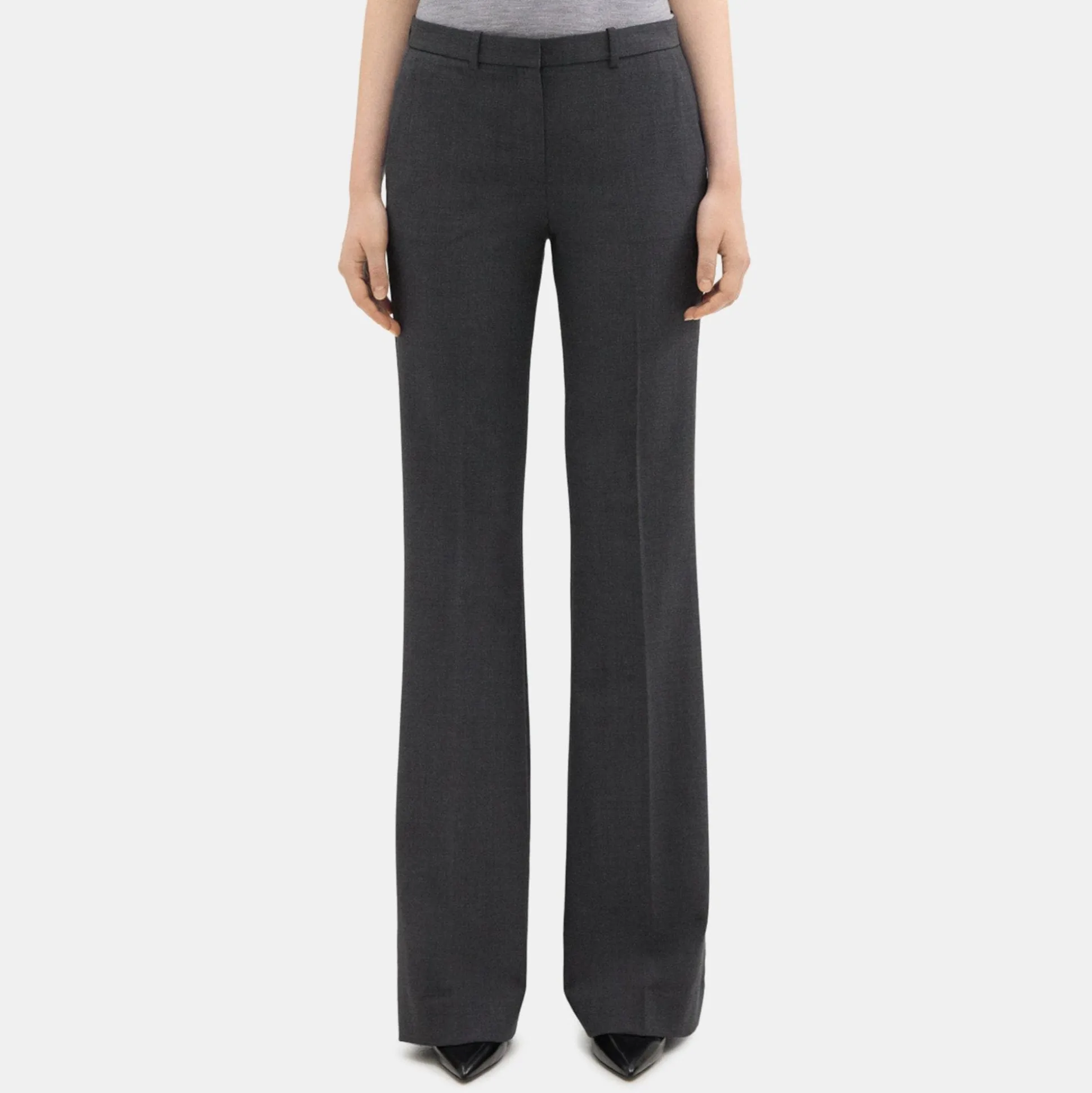 Theory Demitria Pant In Good Wool-Women Suits|Pants