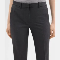 Theory Demitria Pant In Good Wool-Women Suits|Pants