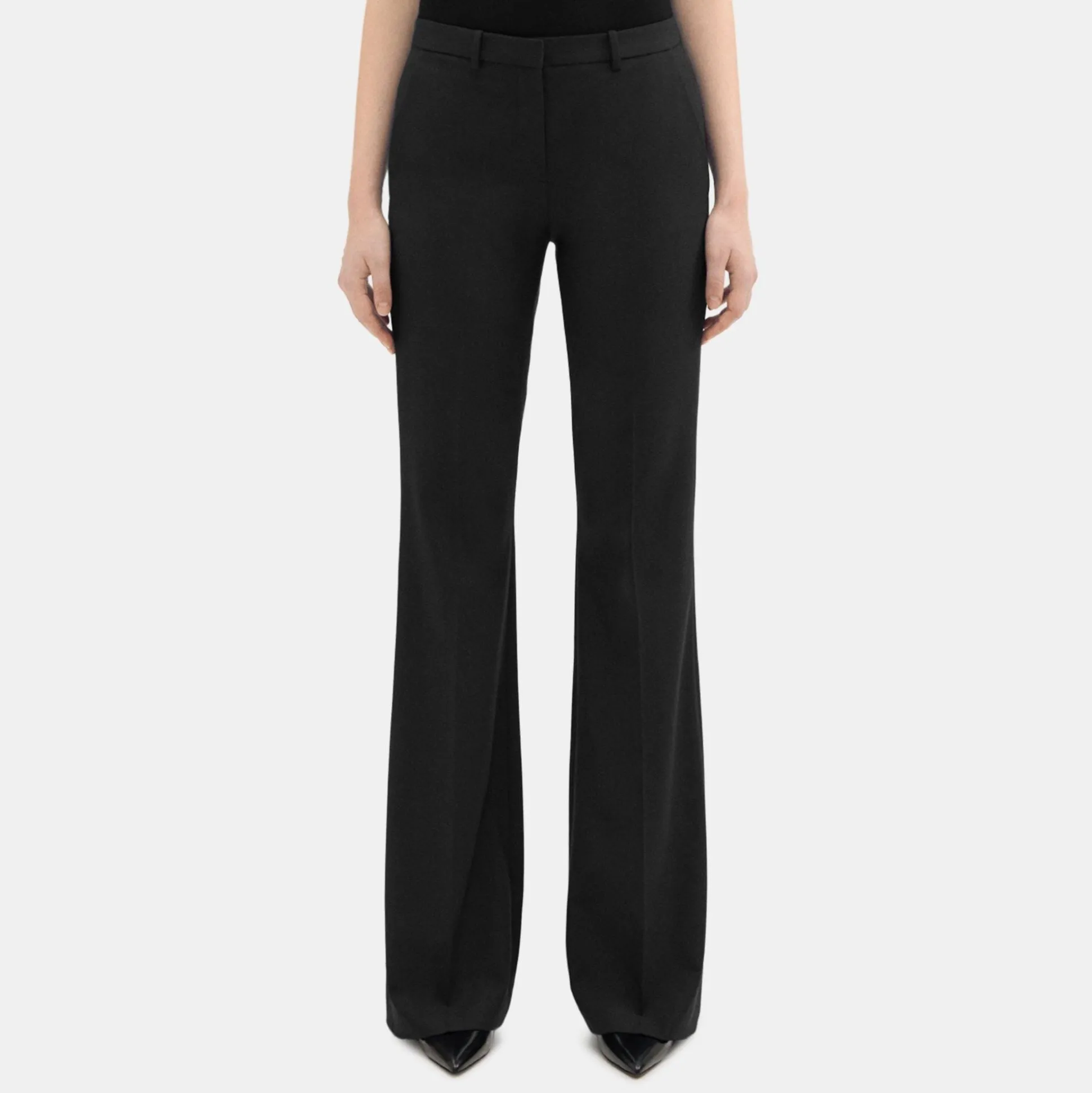 Theory Demitria Pant In Good Wool-Women Suits|Pants