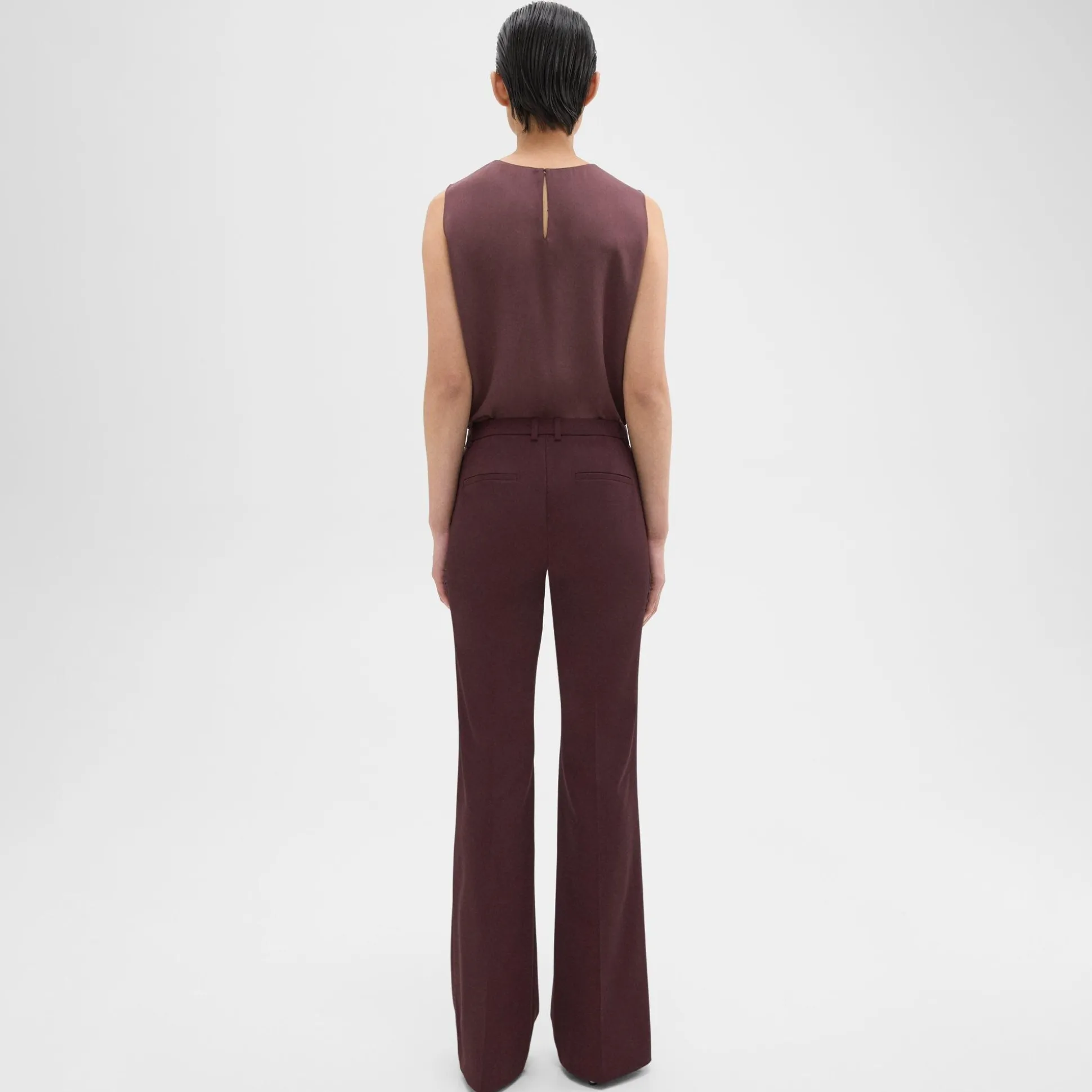 Theory Demitria Pant In Good Wool-Women Suits|Pants