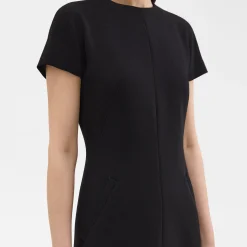 Theory Dolman Sleeve Mini Dress In Admiral Crepe-Women Dresses