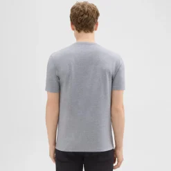 Theory Dorian Tee In Active Knit-Men T-shirts + Polos