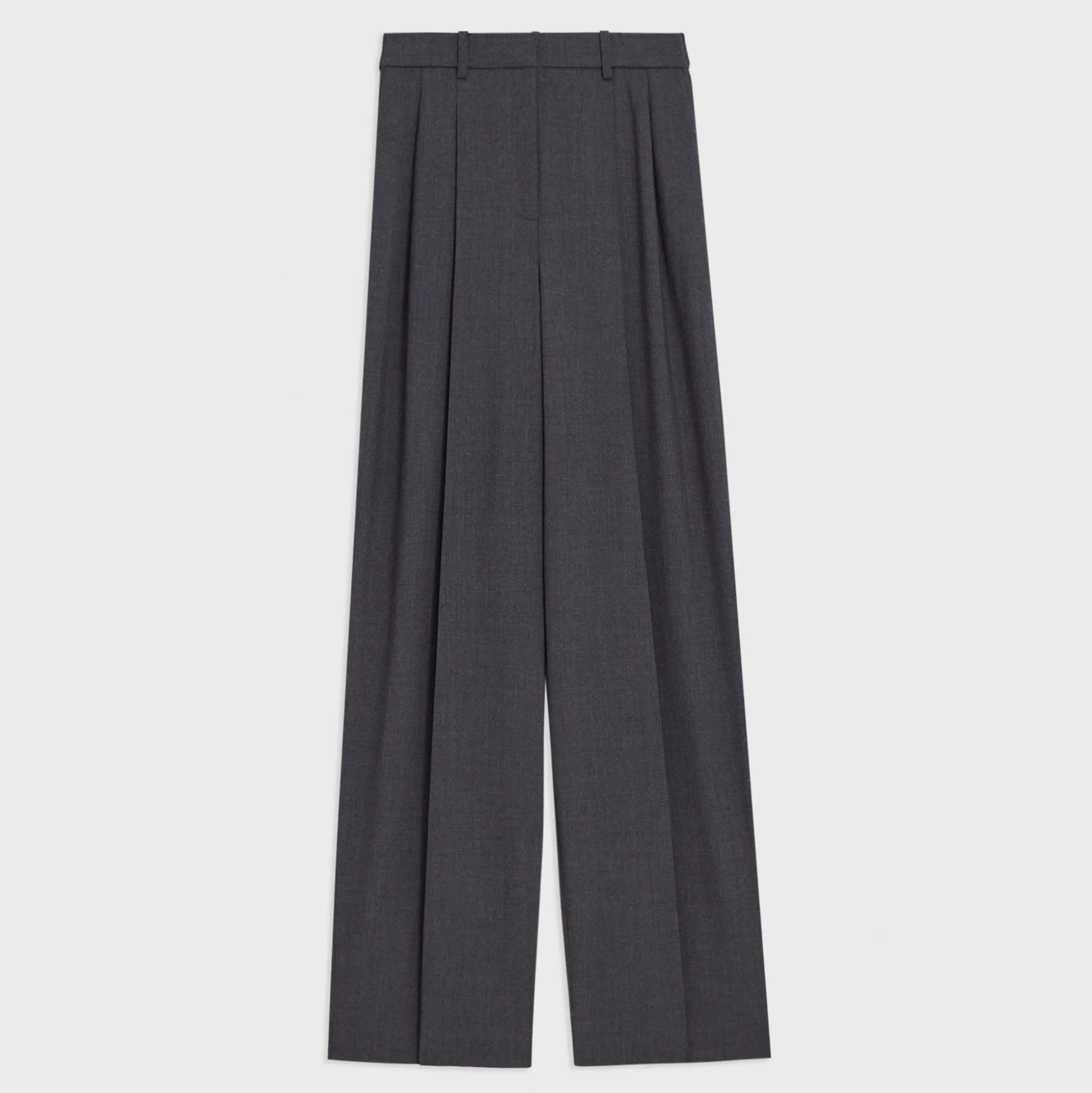 Theory Double Pleat Pant In Good Wool-Women Suits|Pants