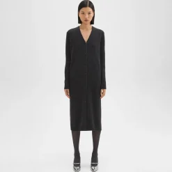 Theory Duster Cardigan In Recycled Wool-Cashmere-Women Sweaters + Cardigans