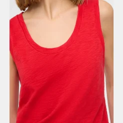 Theory Easy Tank Top In Organic Slub Cotton-Women T-Shirts