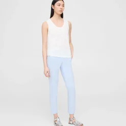 Theory Easy Tank Top In Organic Slub Cotton-Women Tops|T-Shirts