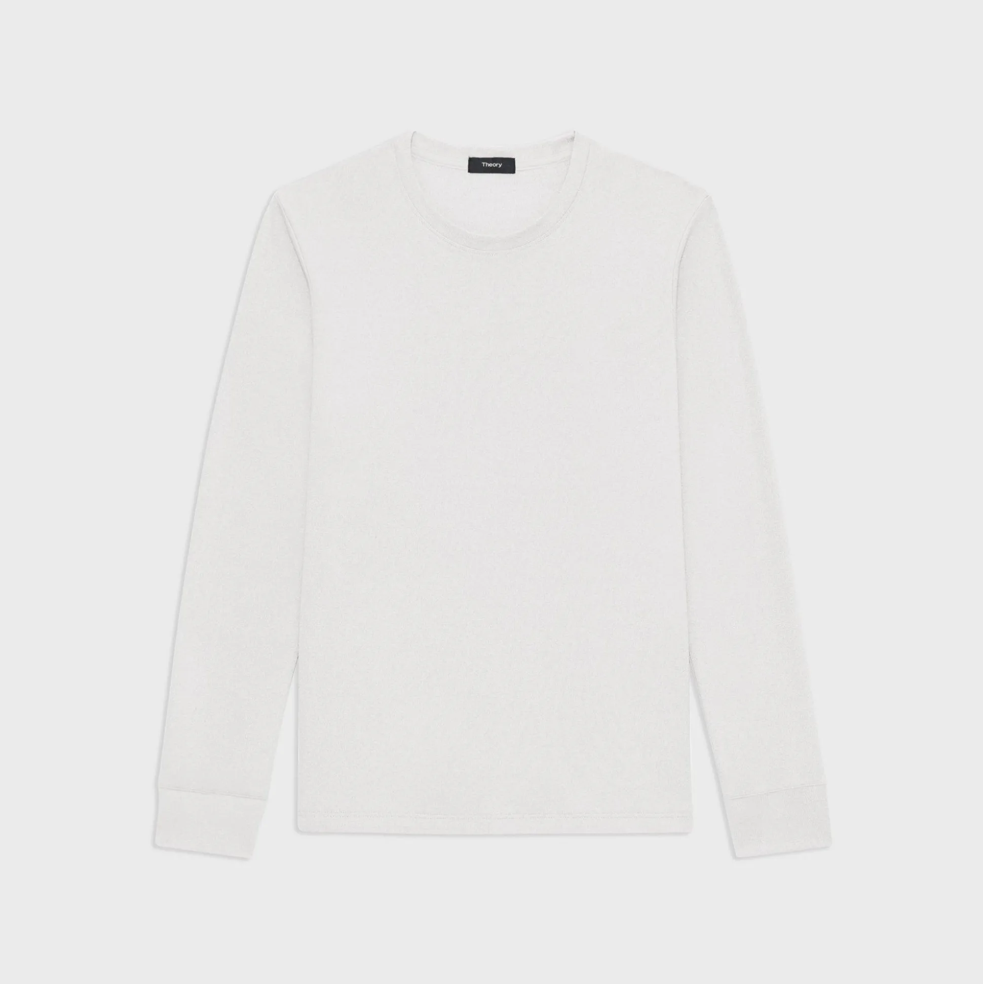 Theory Essential Long-Sleeve Tee In Anemone Modal Jersey-Men T-shirts + Polos