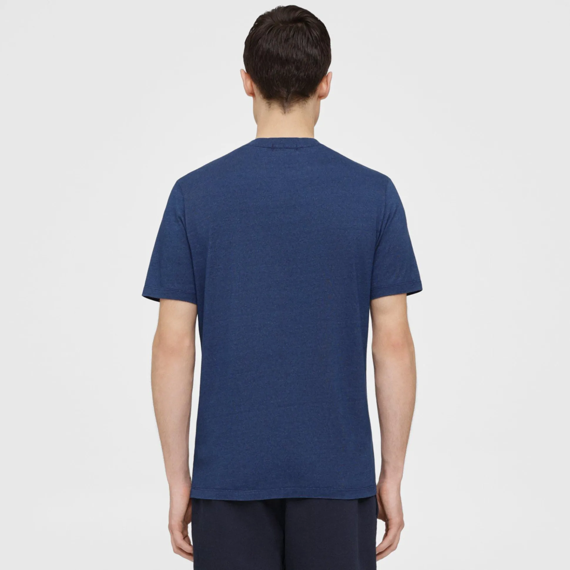 Theory Essential Pocket Tee In Cotton-Modal-Men T-shirts + Polos