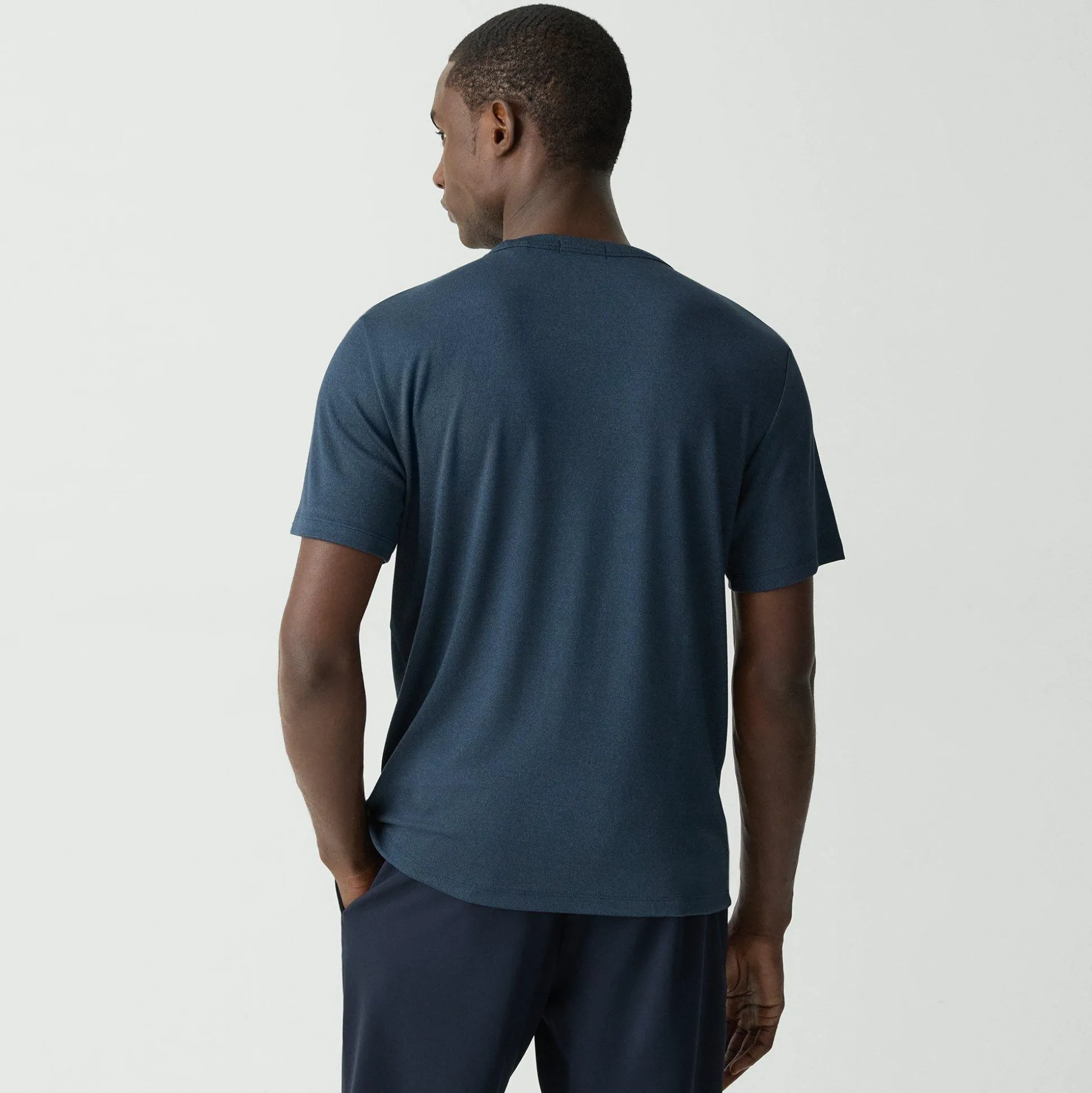 Theory Essential Tee In Anemone Modal Jersey-Men T-shirts + Polos