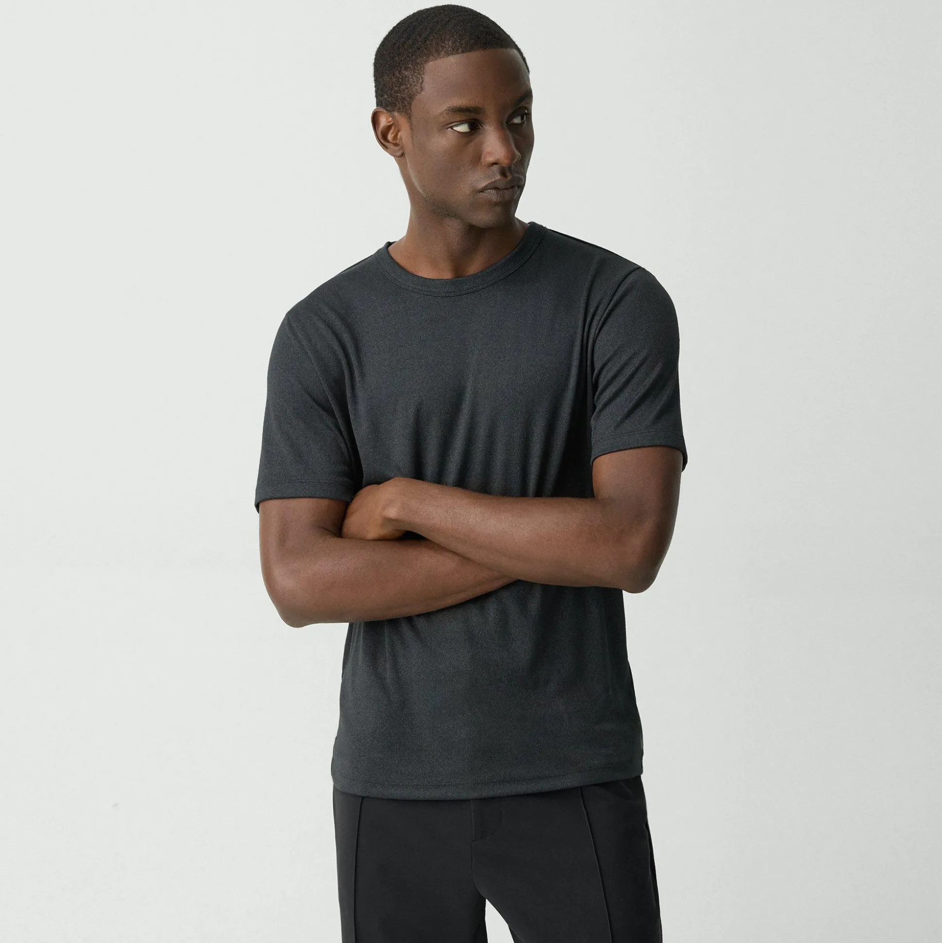 Theory Essential Tee In Anemone Modal Jersey-Men T-shirts + Polos