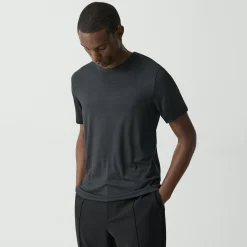 Theory Essential Tee In Anemone Modal Jersey-Men T-shirts + Polos