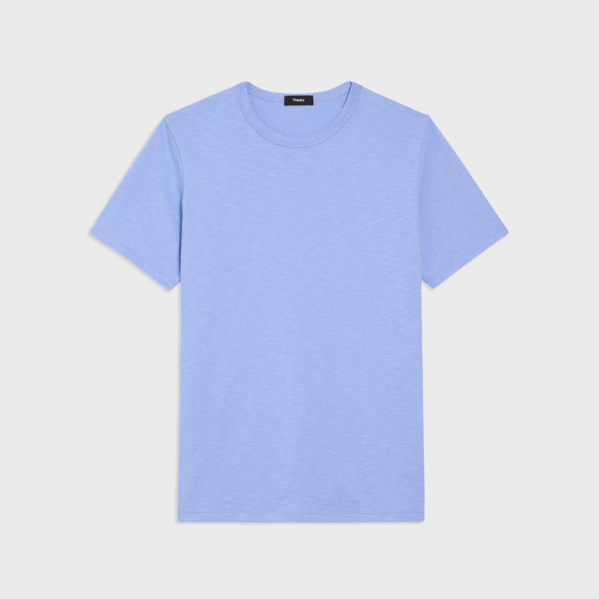 Theory Essential Tee In Cosmos Slub Cotton-Men T-shirts + Polos