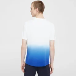 Theory Essential Tee In Dip-Dyed Cotton-Men T-shirts + Polos