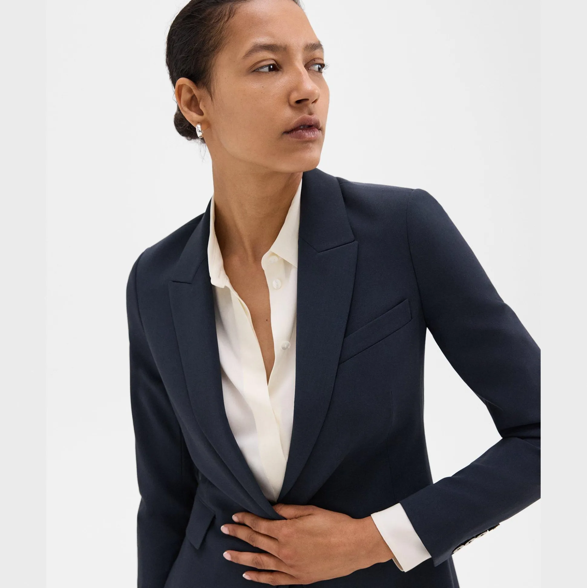 Theory Etiennette Blazer In Good Wool-Women Suits|Blazers + Jackets