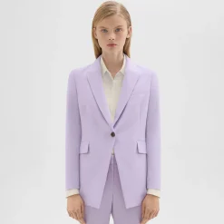 Theory Etiennette Blazer In Good Wool-Women Suits|Blazers + Jackets