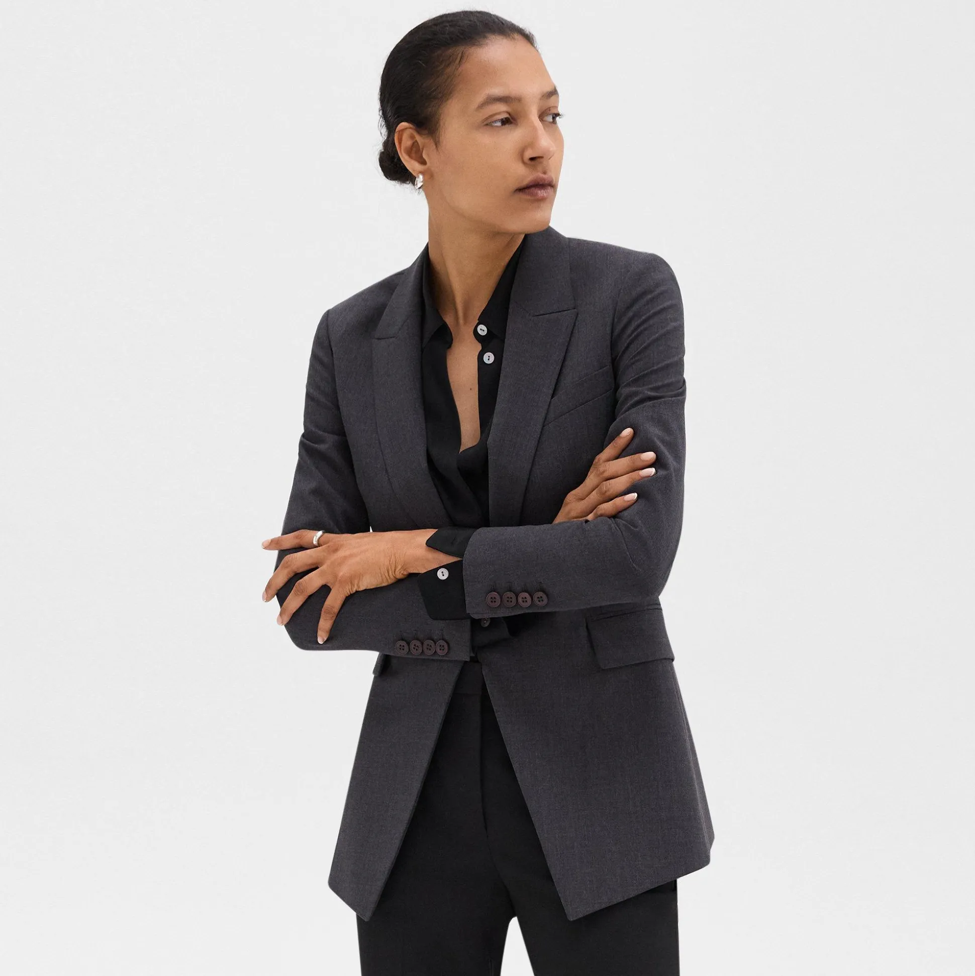 Theory Etiennette Blazer In Good Wool-Women Suits|Blazers + Jackets