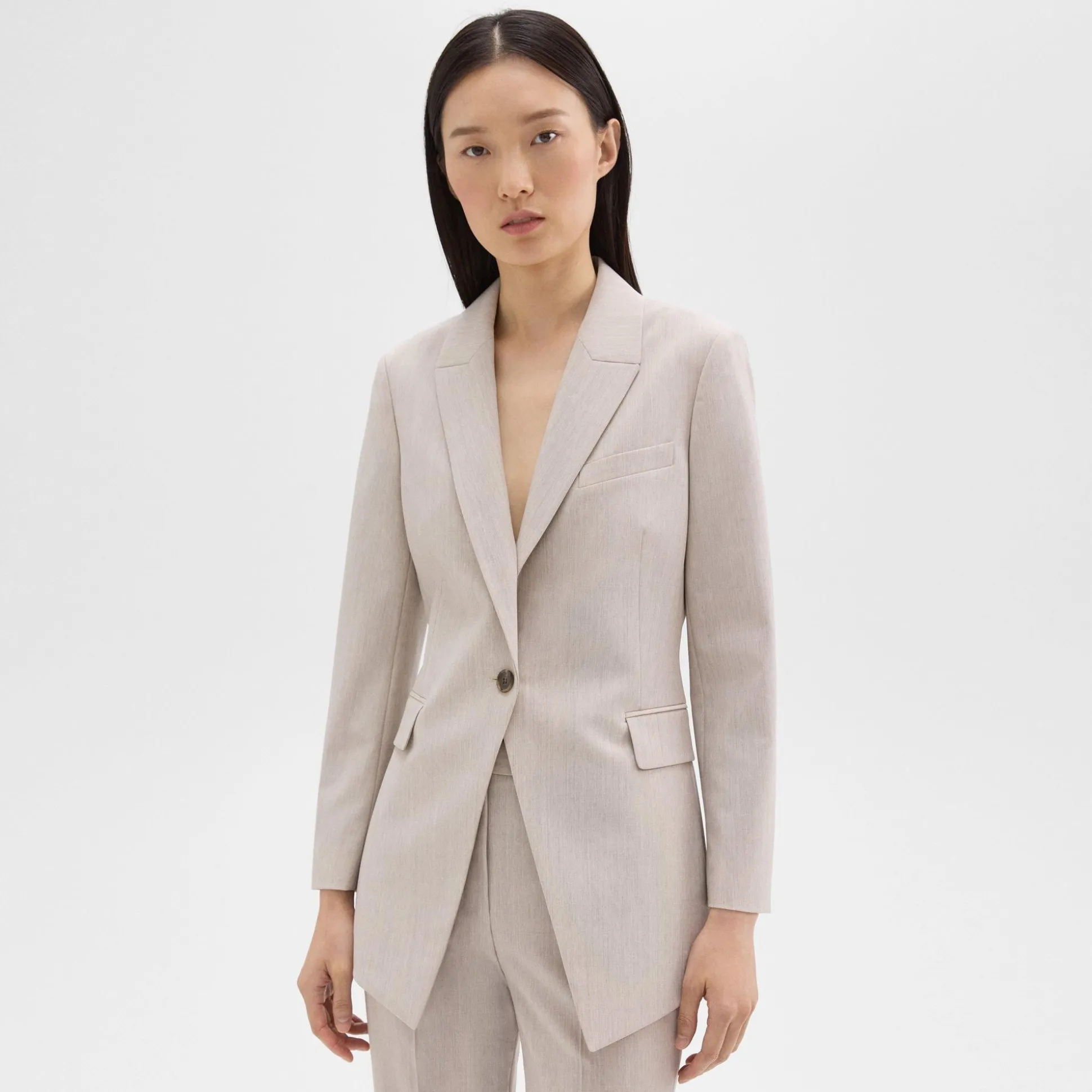 Theory Etiennette Blazer In Good Wool-Women Suits|Blazers + Jackets