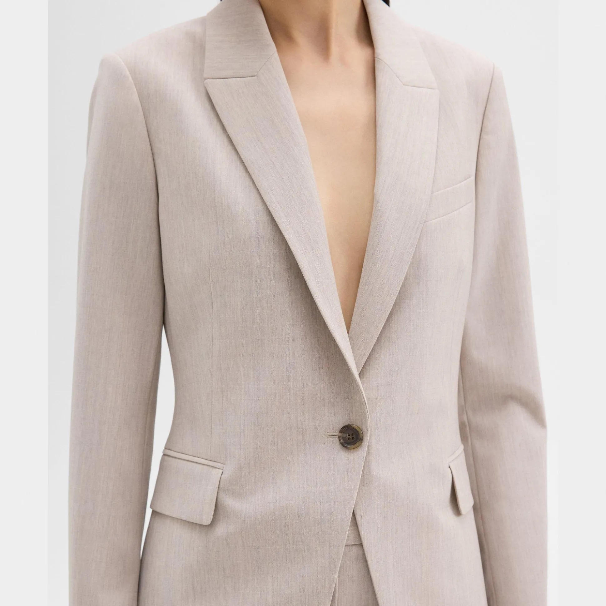 Theory Etiennette Blazer In Good Wool-Women Suits|Blazers + Jackets