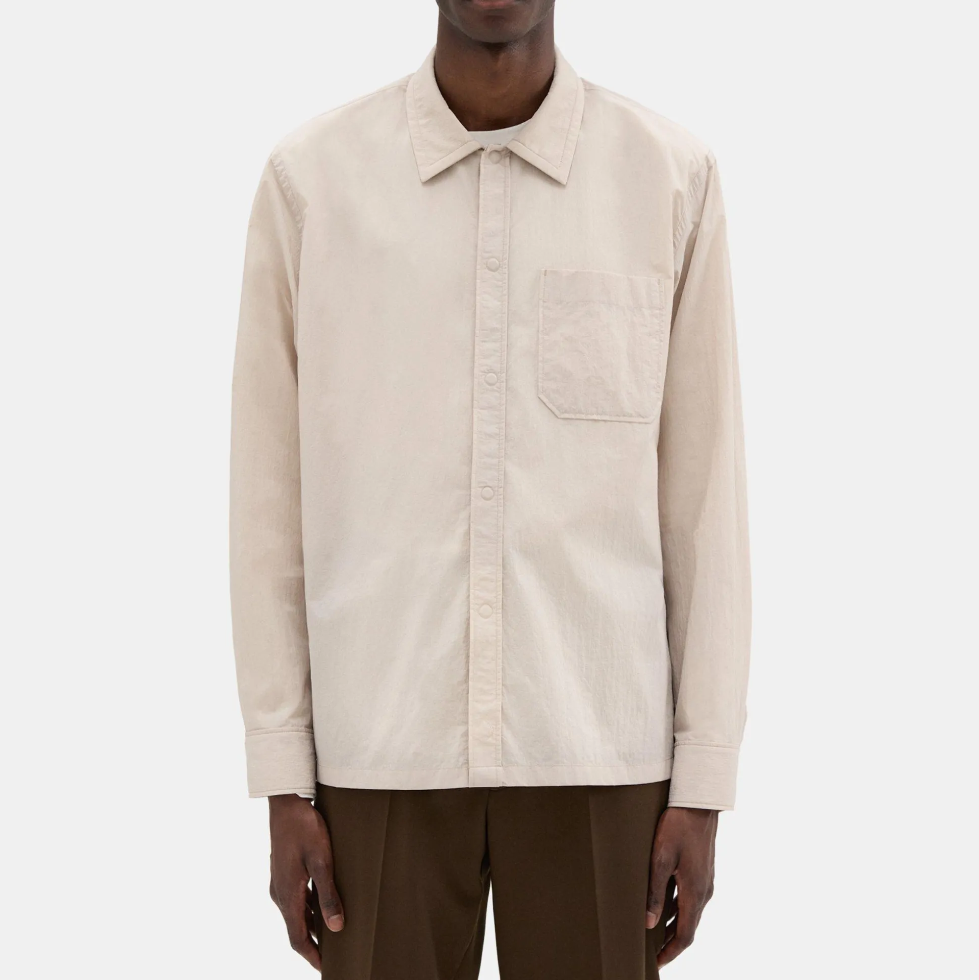 Theory Feather Nylon Shirt-Men Shirts