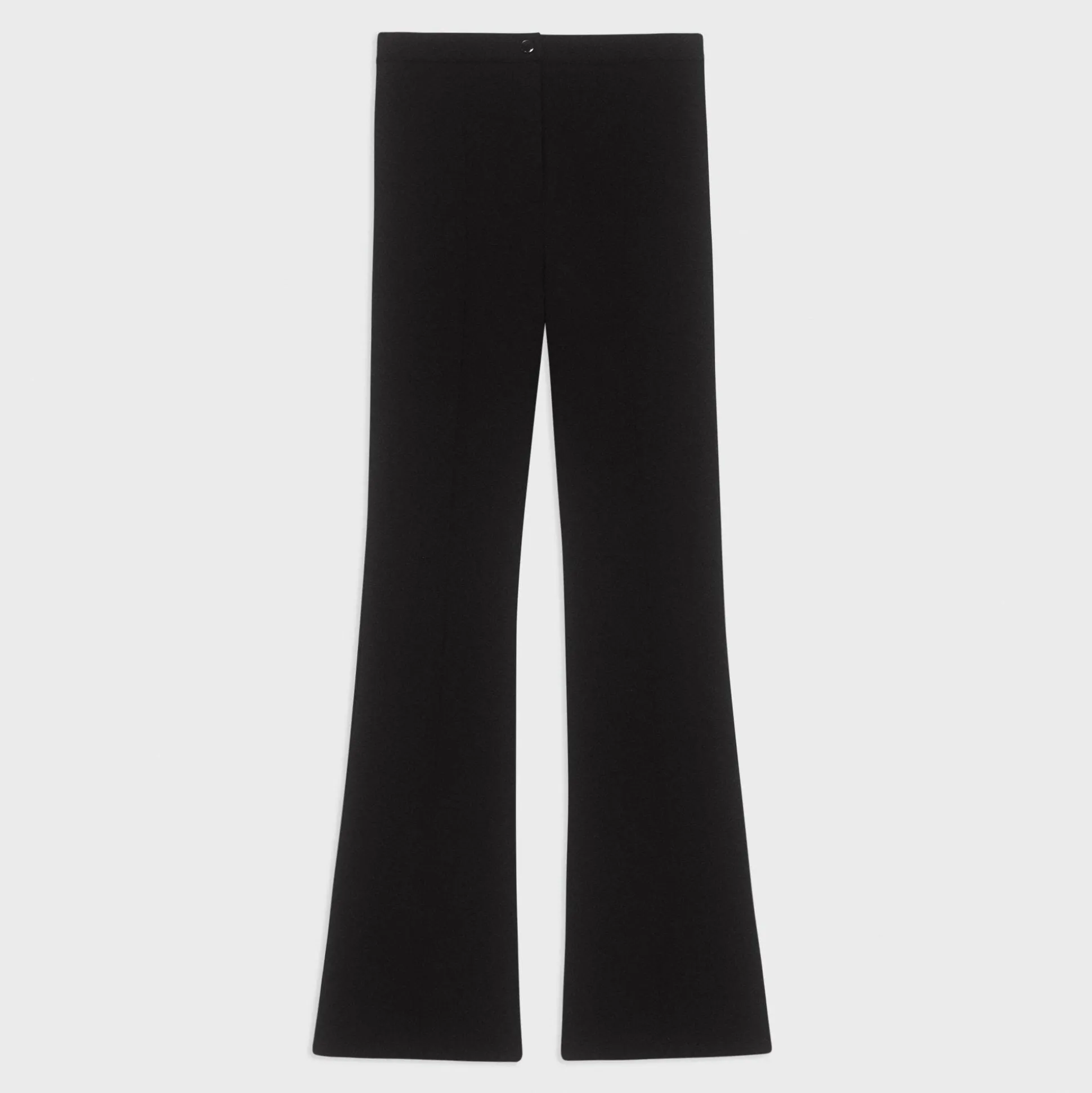 Theory Flared Full Length Pant In Crepe Knit-Women Pants