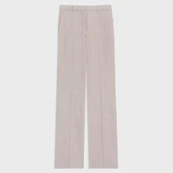 Theory Flared Full-Length Pant In Good Wool-Women Suits|Pants