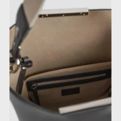 Theory Fold Tote Bag In Leather-Women Bags