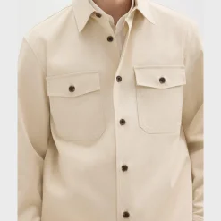Theory Garvin Shirt Jacket In Organic Cotton-Men Shirts