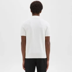Theory Goris Pique Polo Shirt In Light Bilen-Men T-shirts + Polos|Sweaters + Cardigans