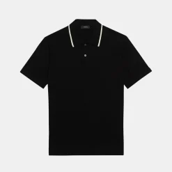 Theory Goris Polo Shirt In Fine Bilen-Men T-shirts + Polos|Sweaters + Cardigans