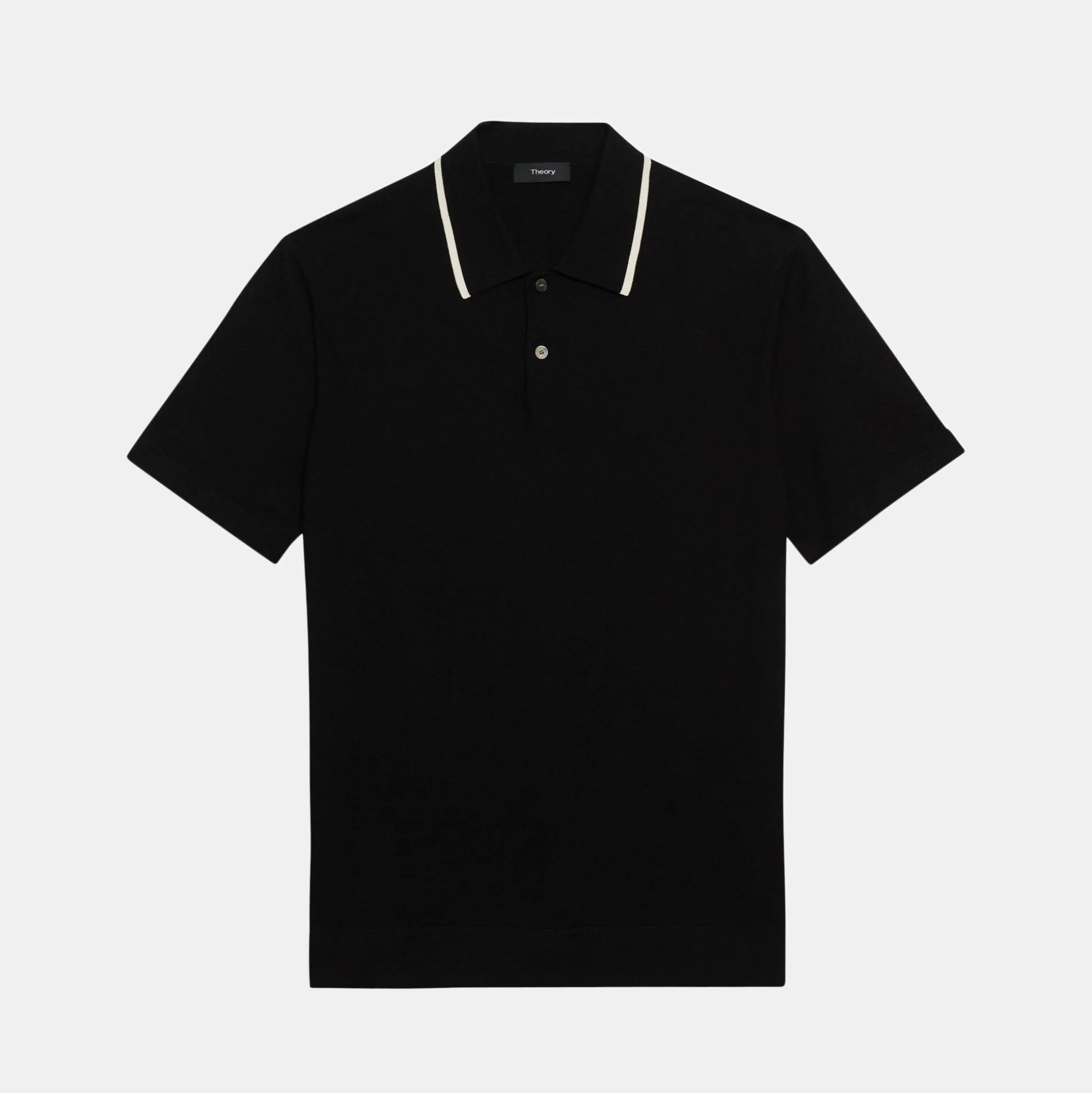 Theory Goris Polo Shirt In Fine Bilen-Men T-shirts + Polos|Sweaters + Cardigans
