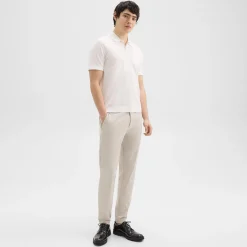 Theory Goris Polo Shirt In Light Bilen-Men T-shirts + Polos|Sweaters + Cardigans