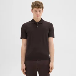 Theory Goris Polo Shirt In Light Bilen-Men Sweaters + Cardigans|T-shirts + Polos